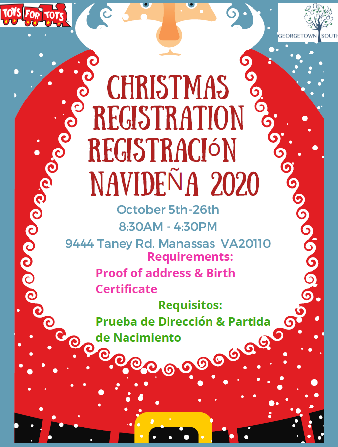 Christmas Registration Flyer South